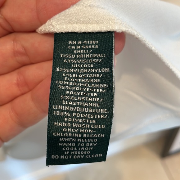 Ralph Lauren Side Ruched Knee Length Cocktail Dress. - Picture 5 of 8